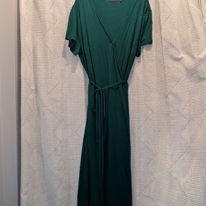 Adore Me Deep Green Maxi Dress